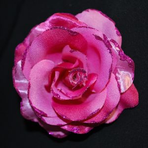 Růže 02 fuchsiová s leskem 10cm
