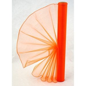 Organza oranžová 004 délka 92cm